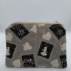 Handmade zipper coin purse made with Alice in Wonderland fabric