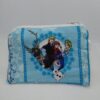 Handmade zipper coin purse made with Frozen fabric