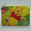 Handmade zipper coin purse made with Winnie the Pooh fabric