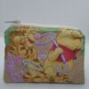 Handmade zipper coin purse made with Winnie the Pooh fabric