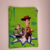 Handmade small zipper bag made with Toy Story fabric