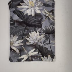 Handmade small zipper bag made with Dragonfly fabric