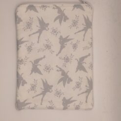 Handmade small zipper bag made with Tinkerbell fabric