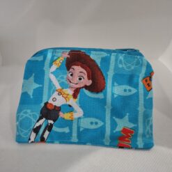 Handmade zipper coin purse made with Toy Story fabric