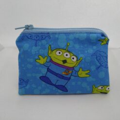 Handmade zipper coin purse made with Toy Story fabric