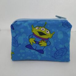 Handmade zipper coin purse made with Toy Story fabric