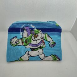 Handmade zipper coin purse made with Toy Story fabric